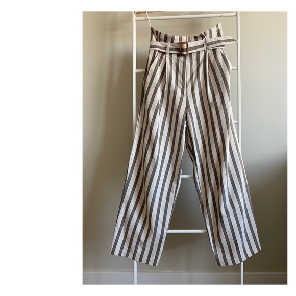 Stripe pattern straight pants👖 - Picture 2 of 3